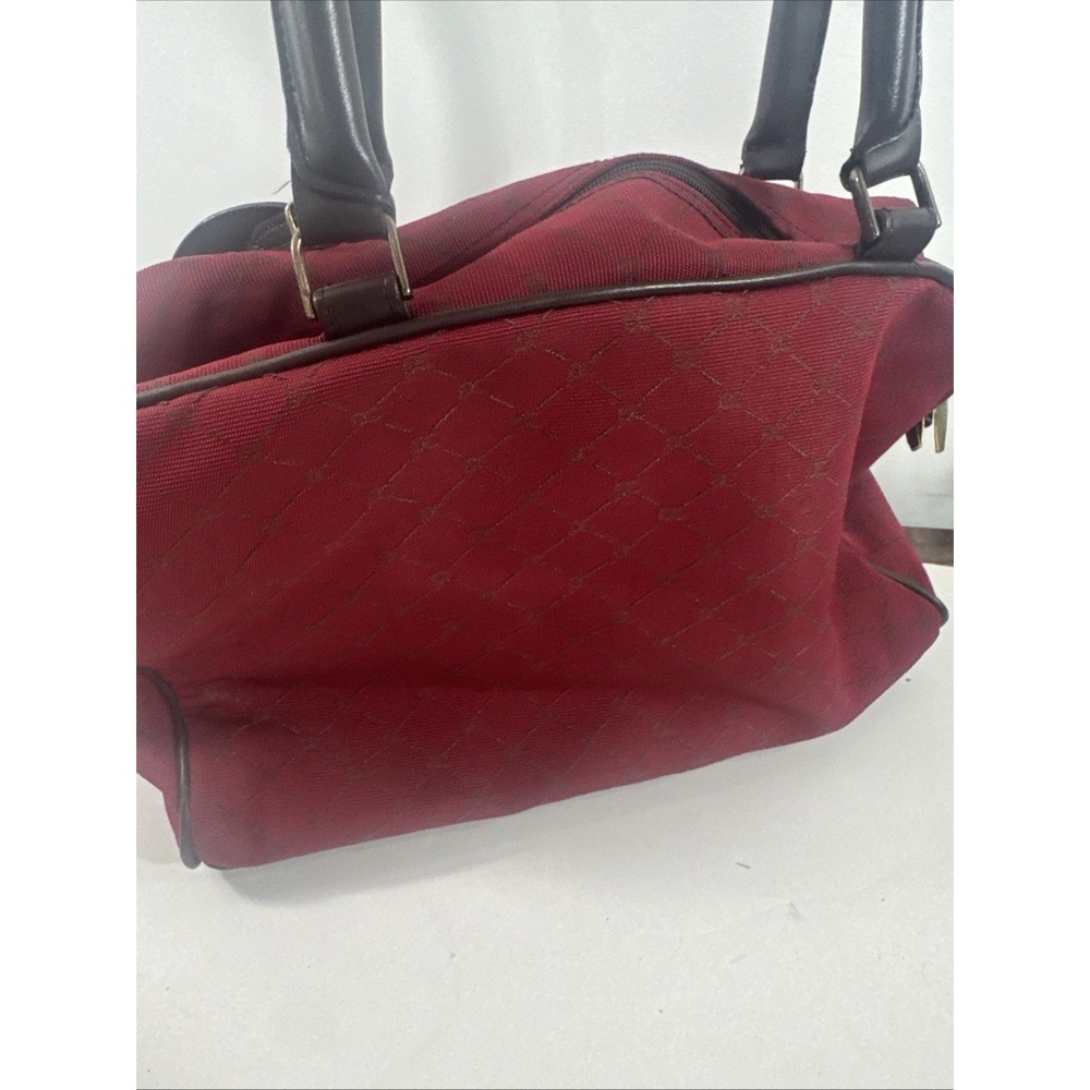 PIERRE CARDIN MONOGRAM VINTAGE DUFFLE OVERNIGHT WEEKEND TRAVEL DOCTOR BAG‎ - Picture 4 of 8